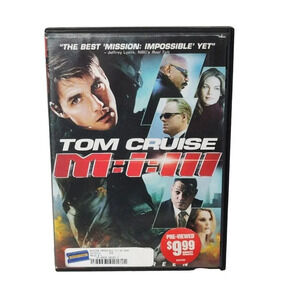 Mission Impossible 3 Widescreen DVD Rated PG-13 WORKING